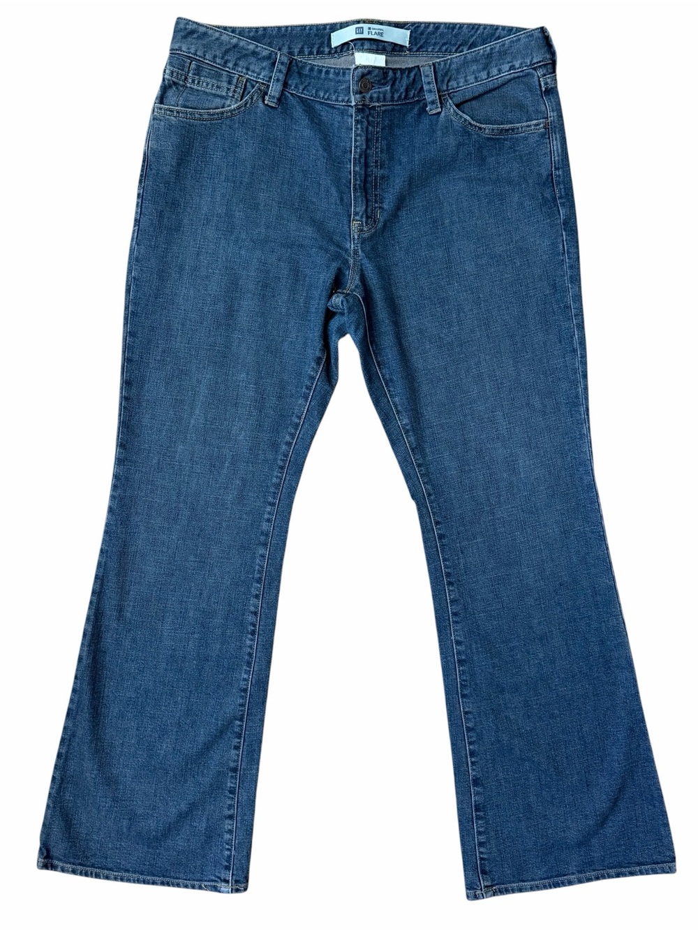 Women’s Gap Original Flare Size 14R jeans! GUC! Medium wash!